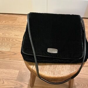 Vintage Diahann Carroll velvet shoulder purse